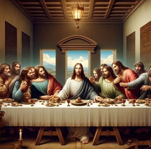 Diamantov� malov�n� Posledn� ve�e�e