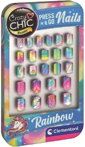 Crazy Chic Beauty Press & Go Nails Rainb