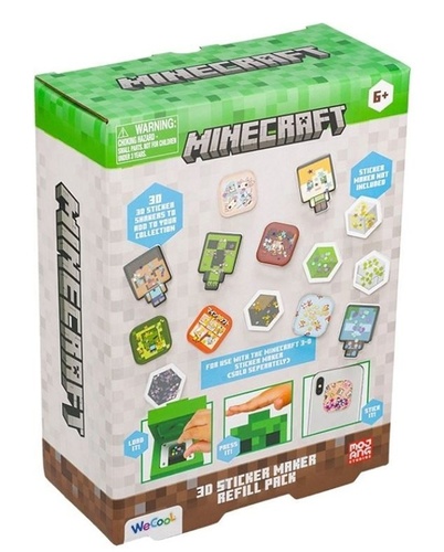 Minecraft 3D sada na v�robu samolepek