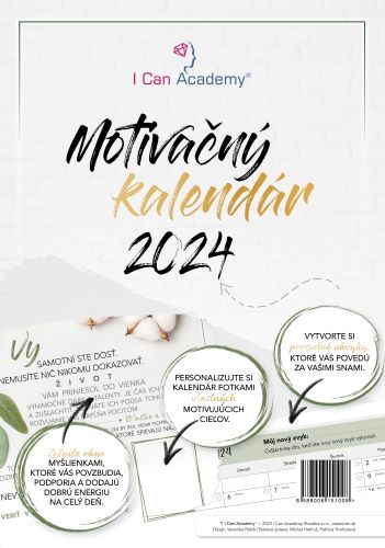 Motiva�n� kalend�r 2024 od I Can Academy
