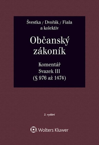 Ob�ansk� z�kon�k Svazek III Koment��