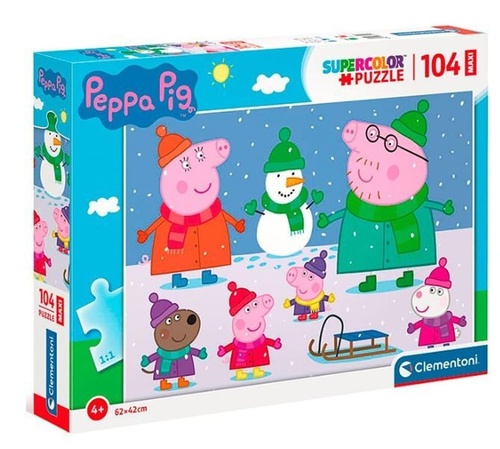Clementoni Puzzle Pras�tko Peppa 104