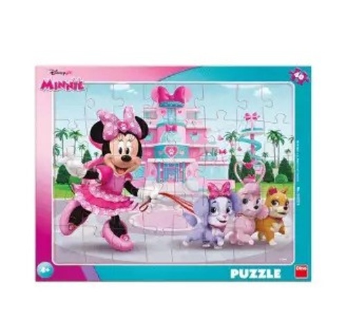 Puzzle 40 Minnie s pejsky deskov�