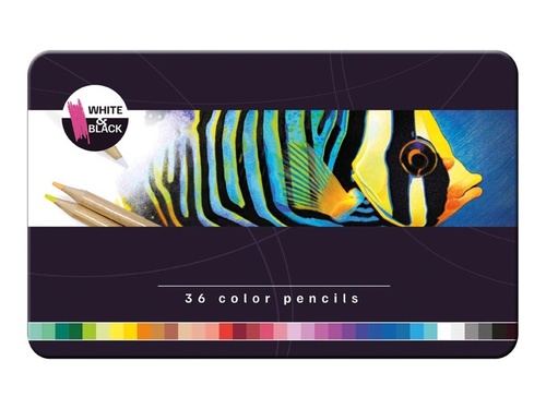 Pastelky 36 ks v kovov� krabi�ce MFP