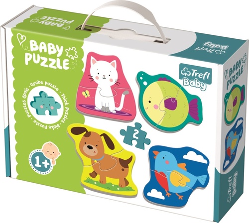 Baby puzzle Zv��ata 4x2 d�lky