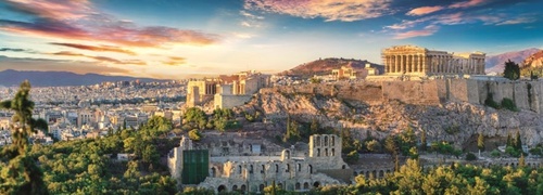 Panoramatick� puzzle Akropolis, Ath�ny