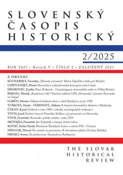 Slovensk� �asopis historick� 2 / 2025