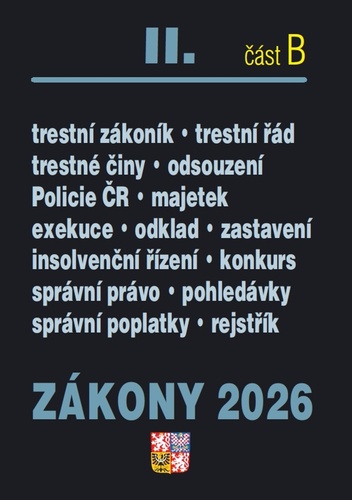 Z�kony II B/2026 � Trestn� pr�vo
