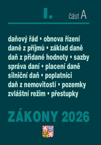 Z�kony I A/2026 � Da�ov� z�kony