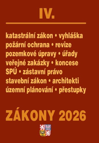 Z�kony IV 2026 � Stavebnictv�, p�da