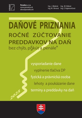 Da�ov� priznania FO a PO za rok 2025
