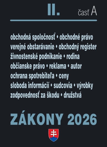 Z�kony II A 2026 - Obchodn� a ob�ianske