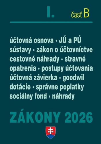 Z�kony I B 2026 � ��tovn� z�kony