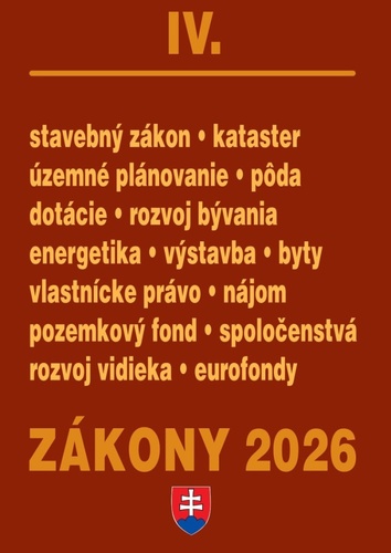 Z�kony IV/2026 � stavebn� z�kony a predp