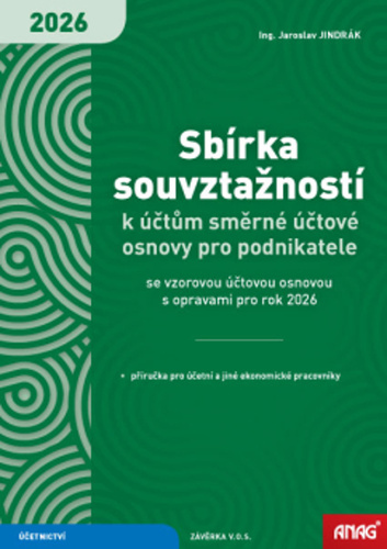 Sb�rka souvzta�nost� k ��t�m sm�rn� ��tov� osnovy pro podnikatele se vzorovou ��tovou osnovou s opravami pro rok 2026