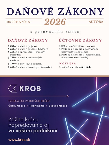 Da�ov� z�kony pre ��tovn�kov 2026