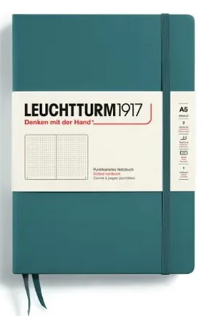 LEUCHTTURM1917 Medium (A5) Stone Blue, 251 p., bodkovan� - z�pisn�k