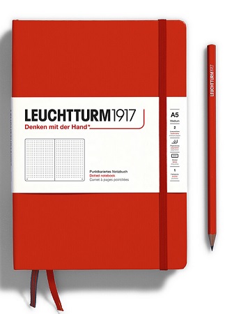 LEUCHTTURM1917 Medium (A5) Fox Red, 251 p., bodkovan� - z�pisn�k