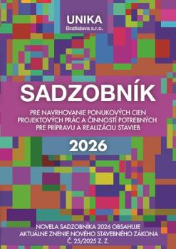 Sadzobn�k pre navrhovanie ponukov�ch cien projektov�ch pr�c a �innost� potrebn�ch pre pr�pravu a rea