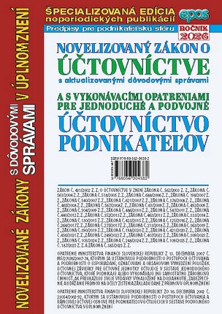 Novelizovan� z�kon o ��tovn�ctve (NZ 2/2026)
