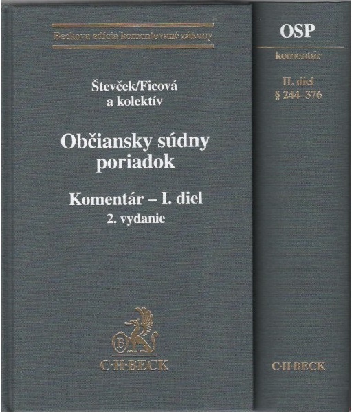 Ob�iansky s�dny poriadok. Koment�r - I.+ II. diel