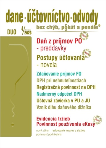 DUO 4/2026 � Da�ov� priznania, vysporiad