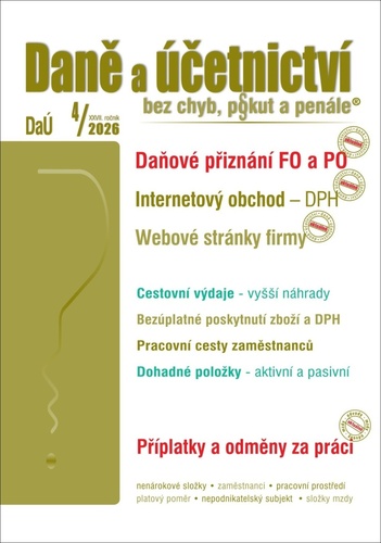 Dan� a ��etnictv� bez chyb, pokut 4/2026