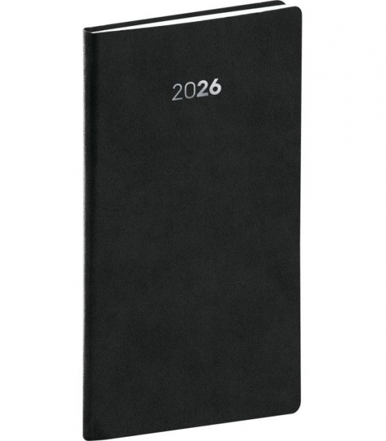 NOTIQUE Vreckov� di�r Balakon 2026, �ierny, 9 x 15,5 cm