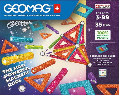 Geomag Glitter 35 pcs rec.
