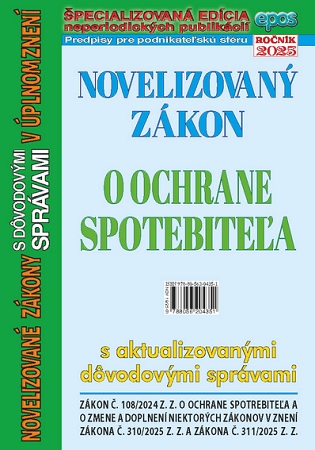 Novelizovan� z�kon o ochrane spotrebite�a
