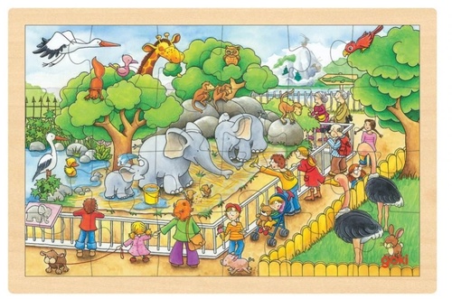 D�ev�n� puzzle N�v�t�va ZOO 24 d�lk�