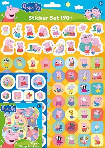 Samolepkov� set 190+ Prasiatko Peppa