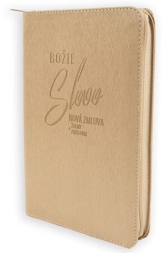 Bo�ie Slovo - Nov� zmluva, �almy a Pr�slovia 2025 - b�ov� so zipsom
