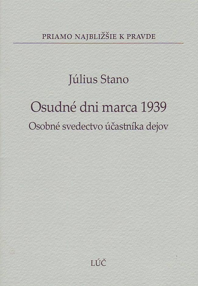 Osudn� dni marca 1939