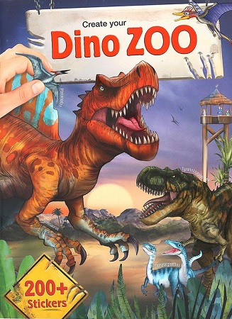 Dino ZOO - Kreat�vna kniha n�lepiek