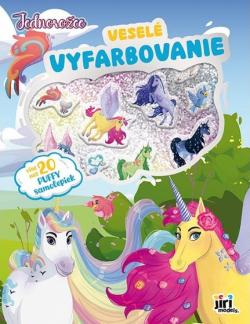 Vesel� vyfarbovanie so super samolepkami - Jednoro�ce