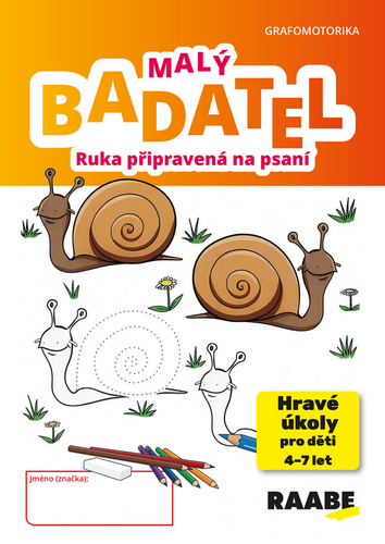 Mal� Badatel Ruka p�ipraven� na psan�