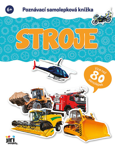 Pozn�vac� samolepkov� kn�ka Stroje JM