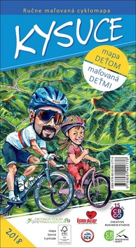Ru�ne ma�ovan� cyklomapa Kysuce