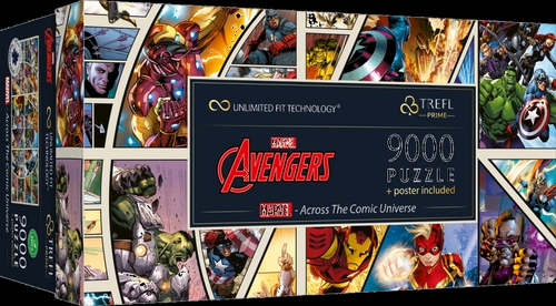Puzzle UFT Marvel Avengers Nap��� komik.
