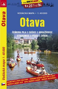 Otava vod�ck� mapa SHOCART