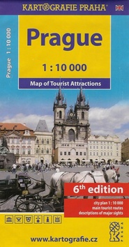 Prague - mapa tur. zaj�m. ang. 1:10T