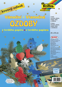 V�no�n� ozdoby z tvrd�ho pap�ru