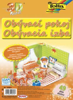 3D model Ob�vac� pokoj