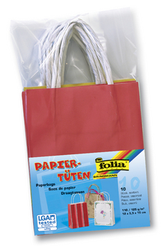 Pap�rov� ta�ky s pap. uchem 12x15 10ks