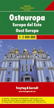 Automapa V�chodn� Evropa 1: 2 000 000