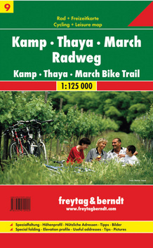Cyklomapa Kamp-Thaya-March Radweg 1:125