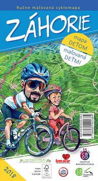 Ru�ne ma�ovan� cyklomapa Z�horie