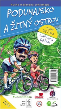 Ru�ne ma�ovan� cyklomapa Podunajsko a �i