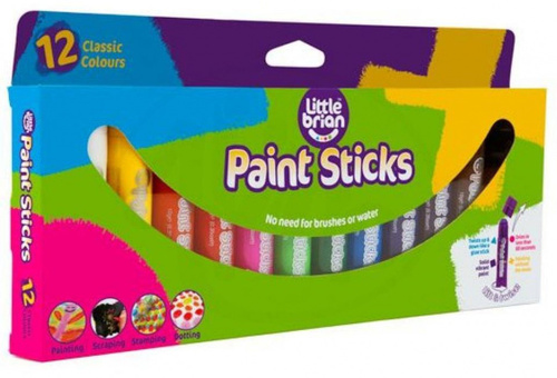 LITTLE BRIAN PAINT STICKS standard, 12-p